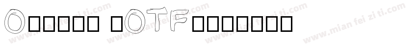 Oswald (OTF)字体转换